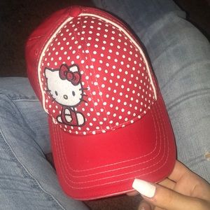 Hello Kitty red hat